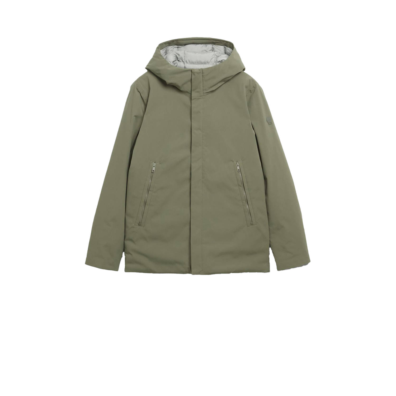 Elvine Groene Parka Jas voor Heren Green Heren