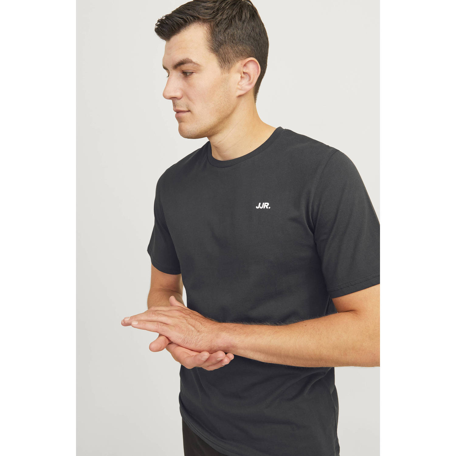 JJ REBEL T-shirt JREBREBEL zwart