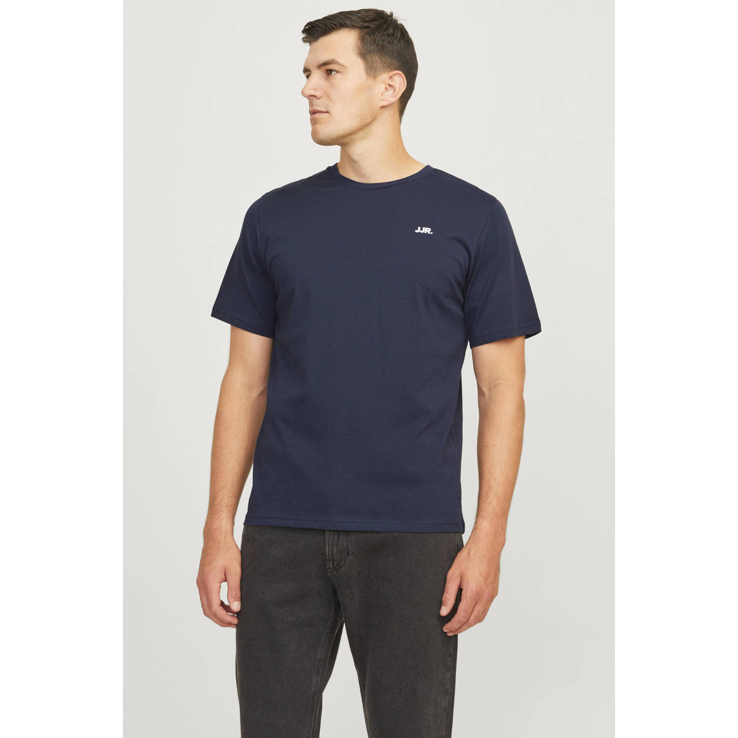 JJ REBEL T-shirt JREBREBEL Donkerblauw