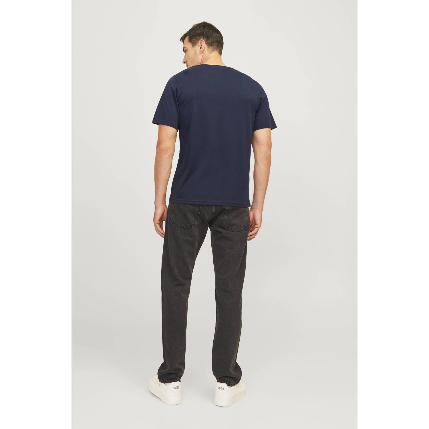 JJ REBEL T-shirt JREBREBEL Donkerblauw