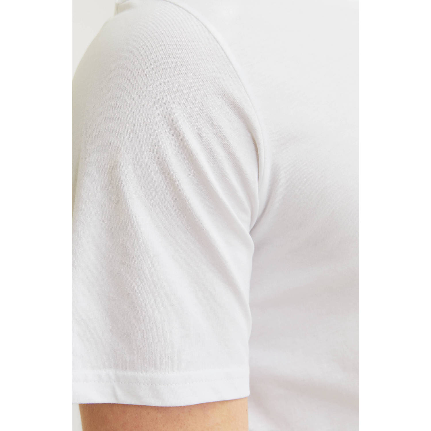 JJ REBEL T-shirt JREBREBEL wit