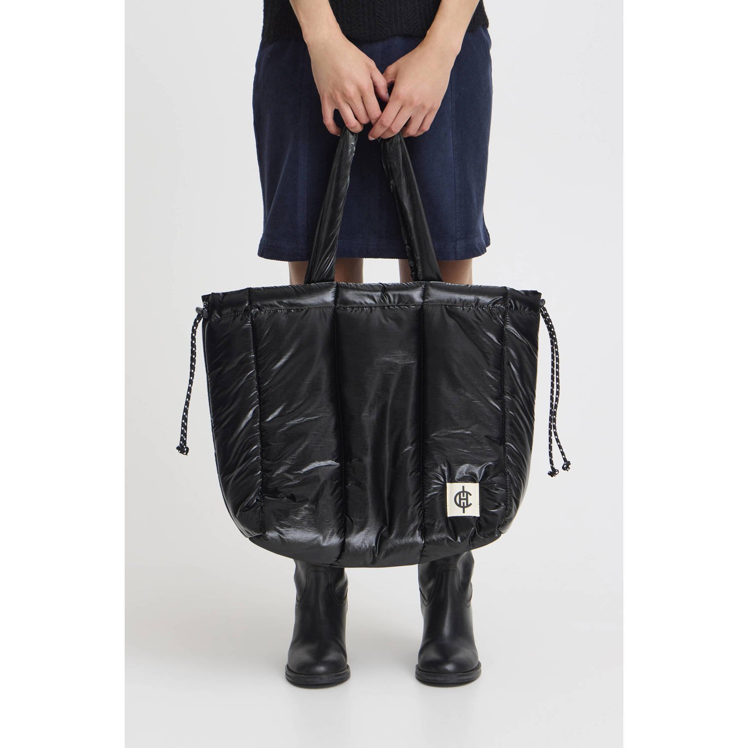 ICHI shopper IAGRY zwart