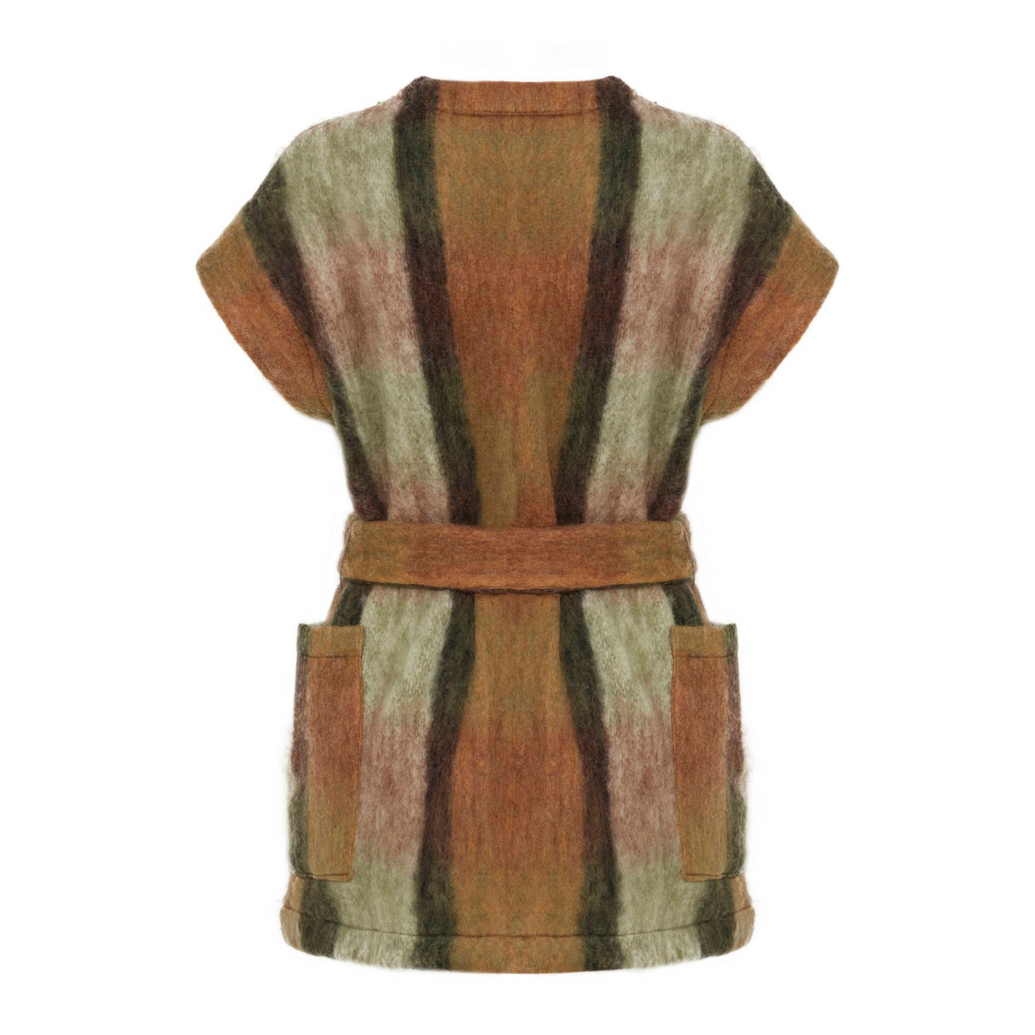 ICHI poncho IAFALSIE groen