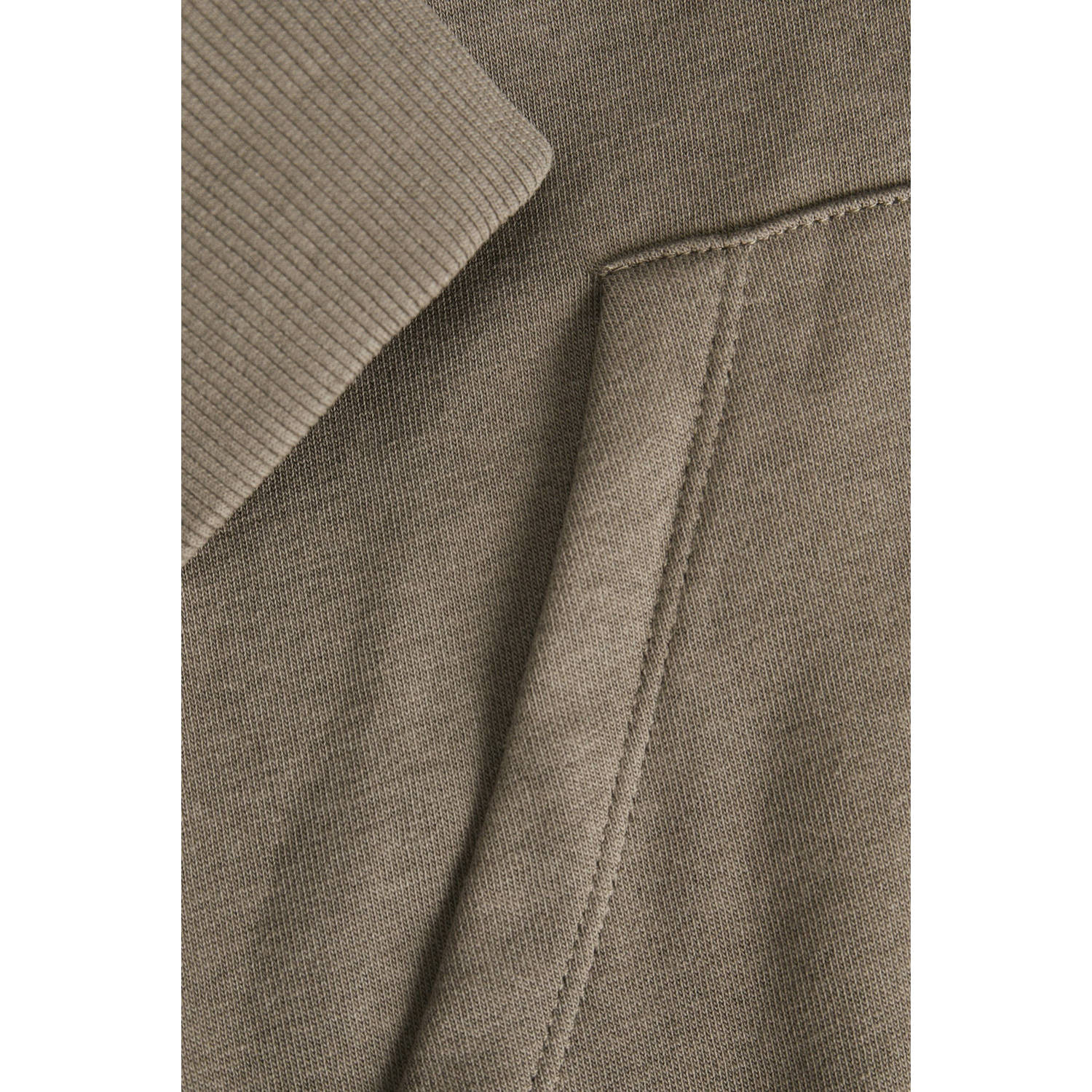 JACK & JONES JUNIOR hoodie JJECALEB VARSITY met logo donkergroen
