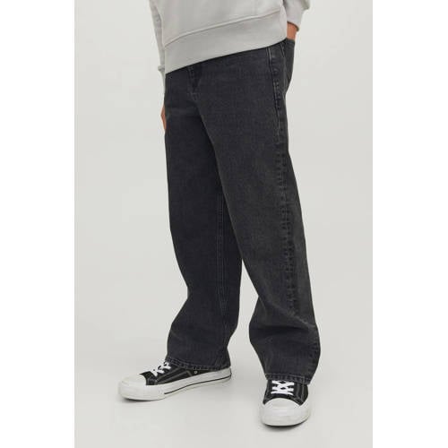 JACK & JONES JUNIOR baggy fit jeans JJIALEX JJORIGINAL black denim afbeelding