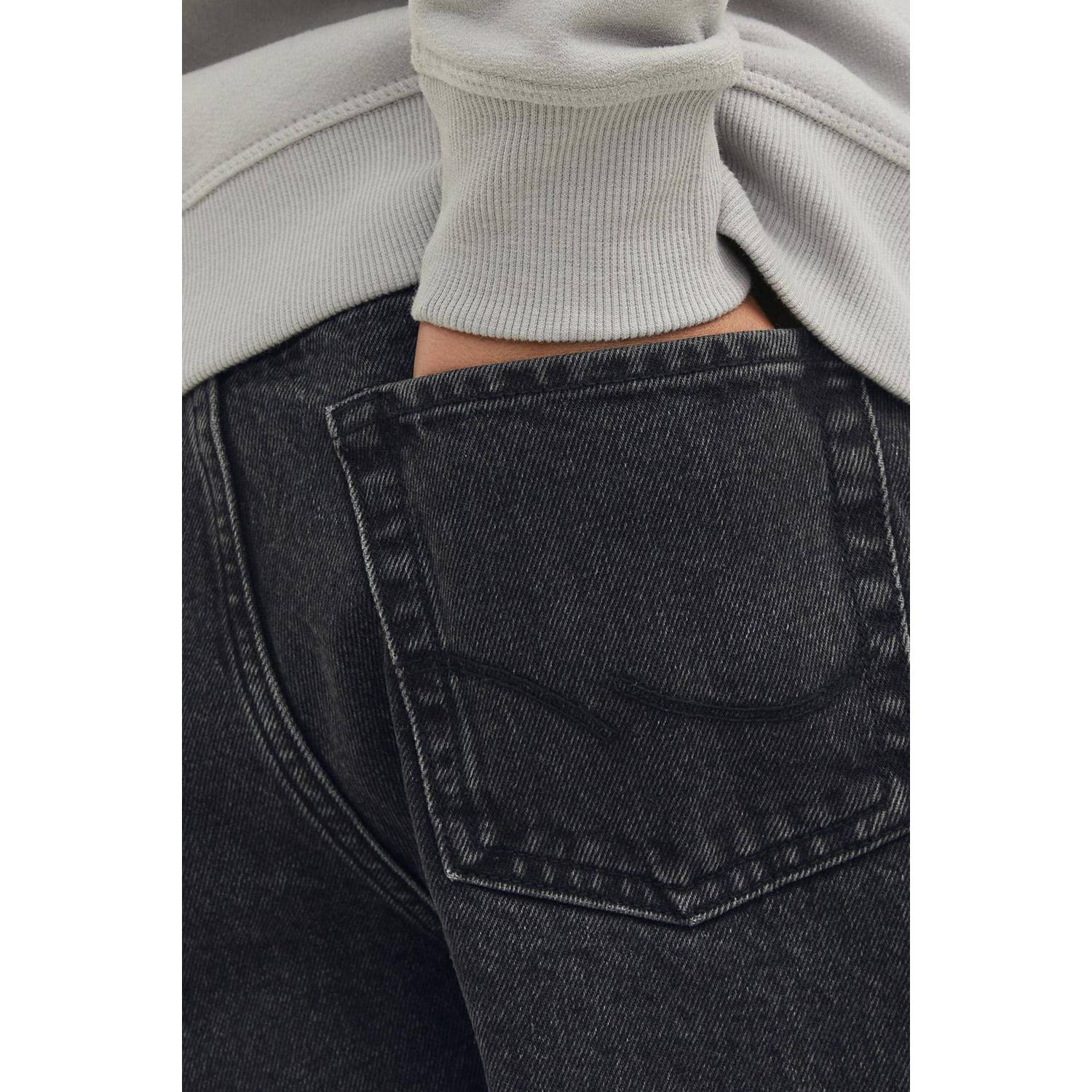 JACK & JONES JUNIOR baggy fit jeans JJIALEX JJORIGINAL black denim