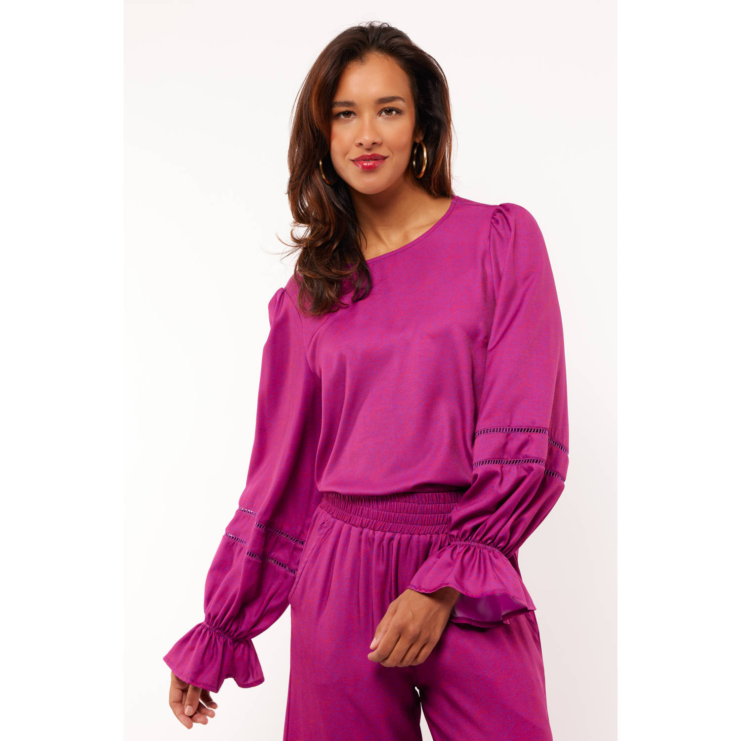 FLURESK blouse Sutton violet