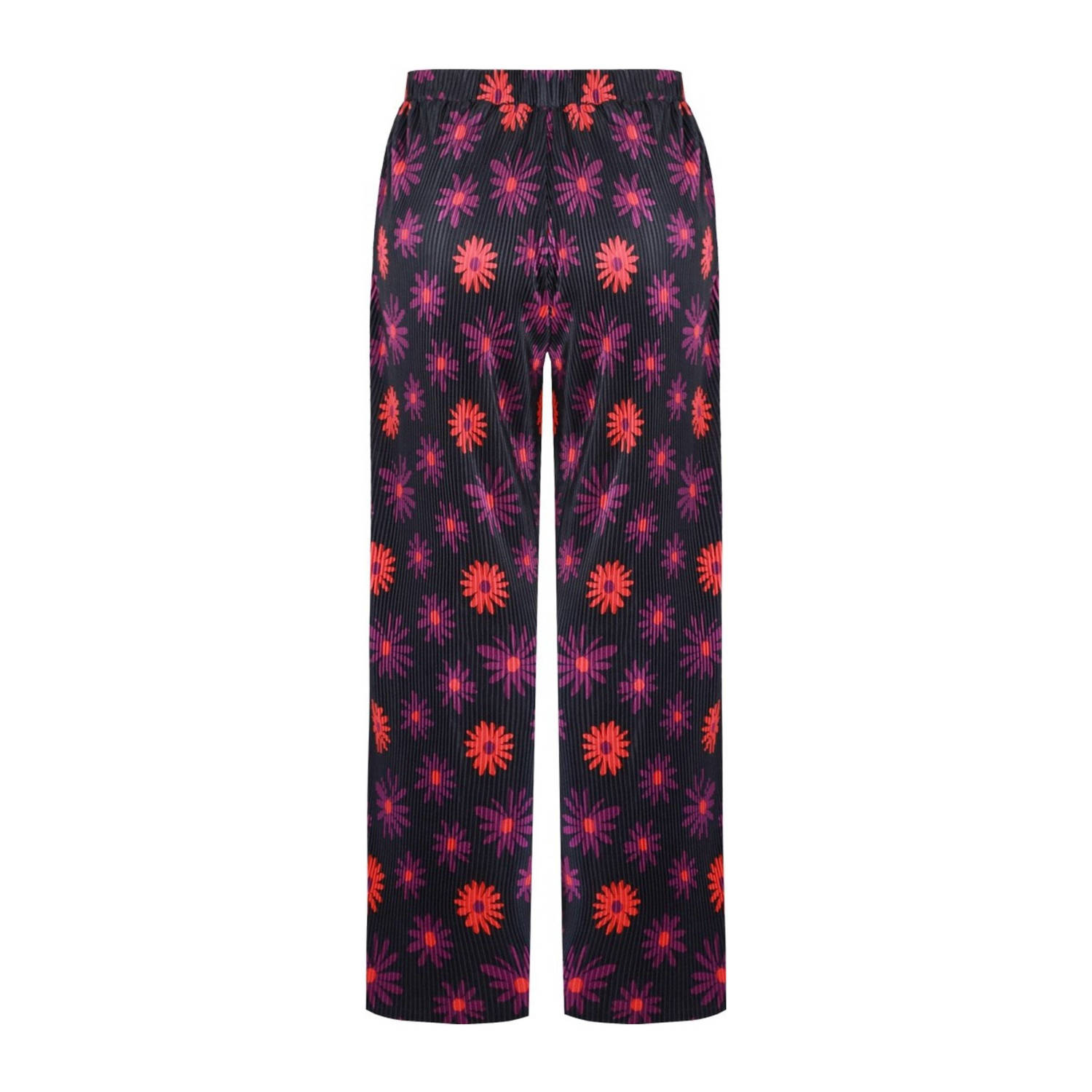FLURESK gebloemde wide leg broek Melanie multi