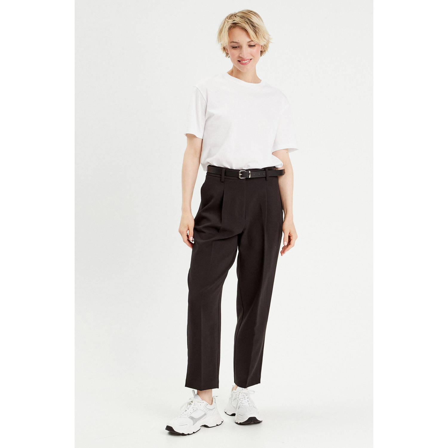 Cache loose fit broek zwart