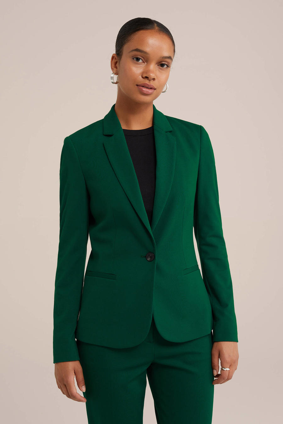 Clearlove Business Jersey Blazer voor Dames, Elegant, Sportief, Getailleerde Blazer, 3/4 Mouwen, Dames Gehrock, wit, XXL Clearlove Business Jersey Blazer voor Dames, Elegant, Sportief, Getailleerde Blazer, 3/4 Mouwen, Dames Gehrock, wit, XXL