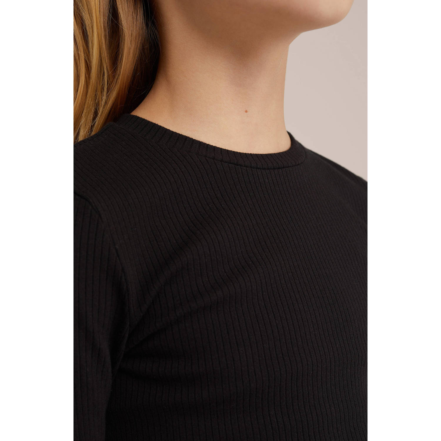WE Fashion longsleeve zwart