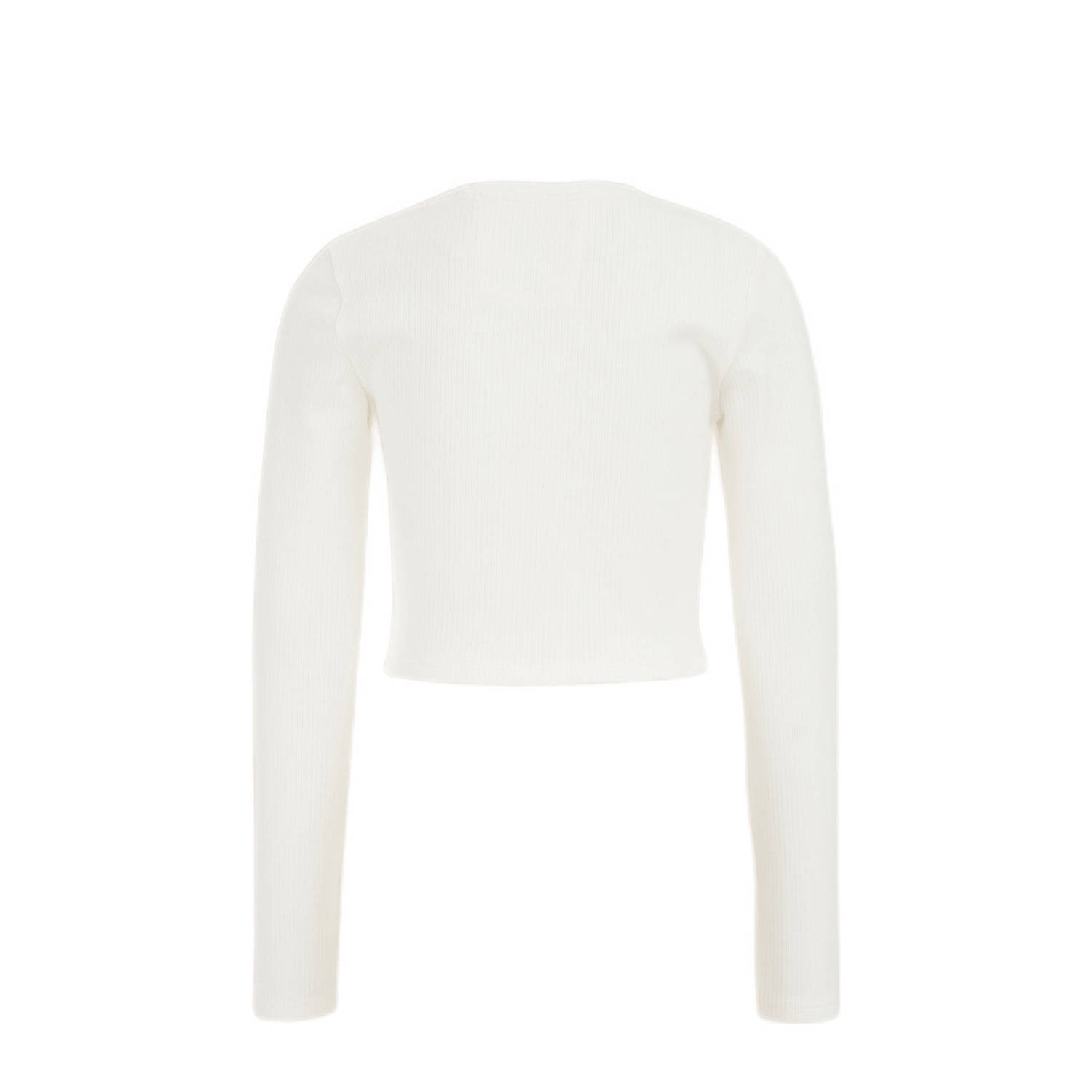 WE Fashion longsleeve blanc