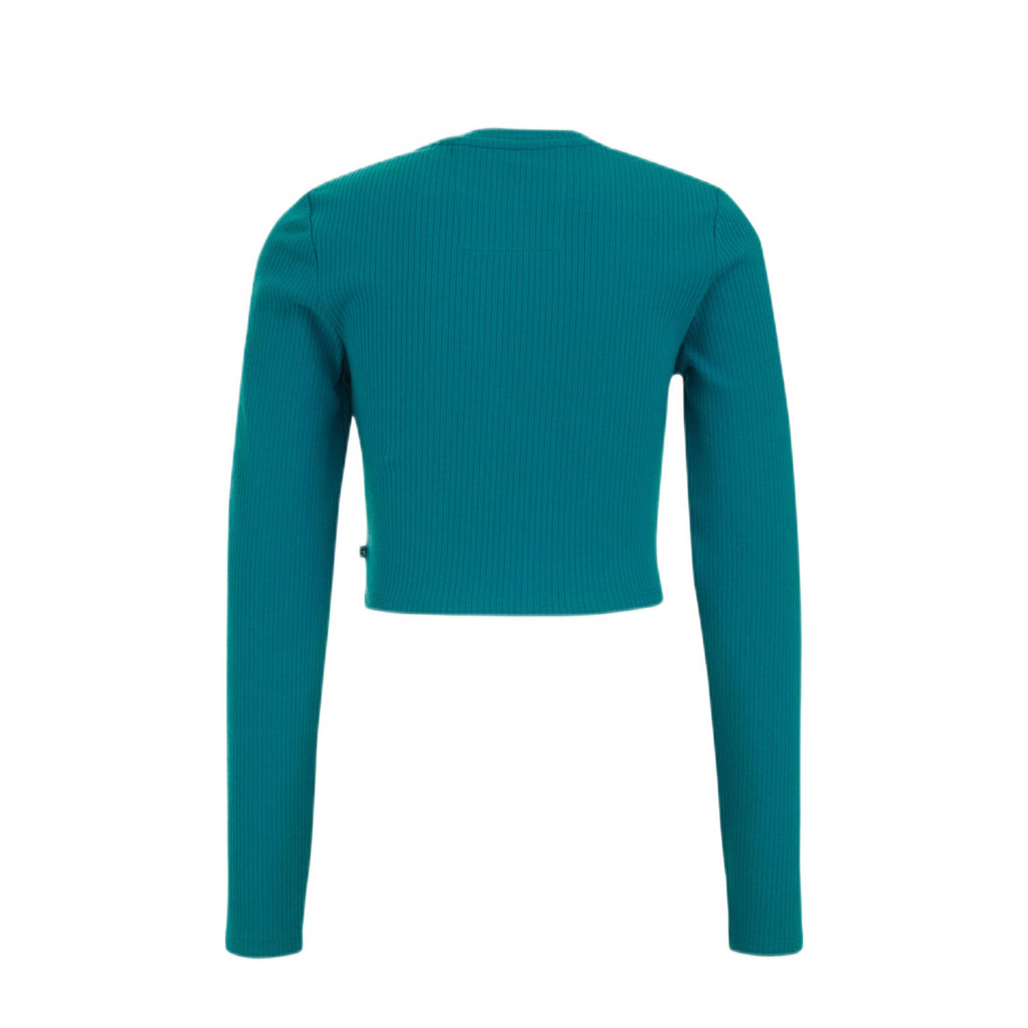 WE Fashion longsleeve petrol groen