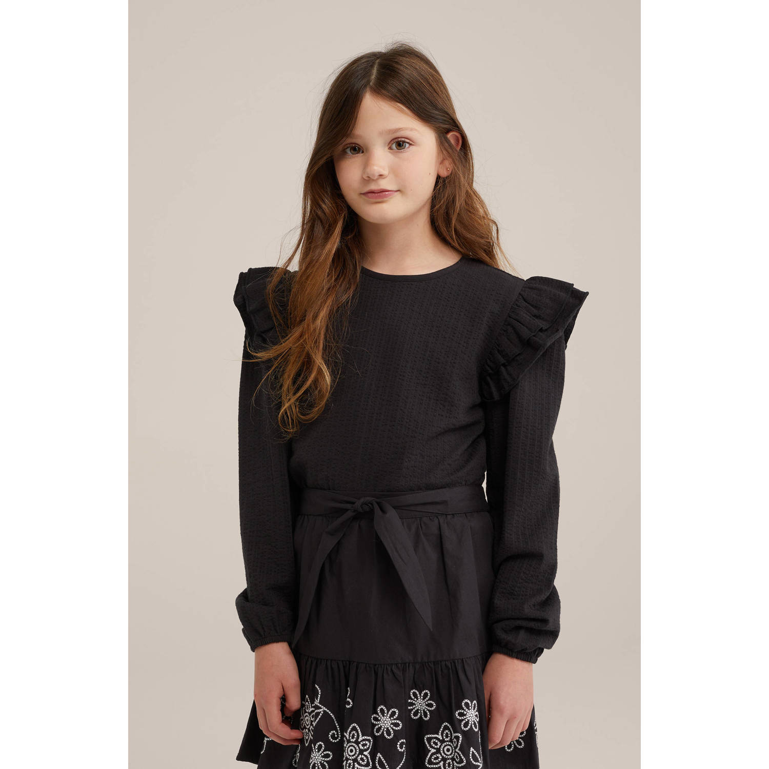 WE Fashion longsleeve zwart