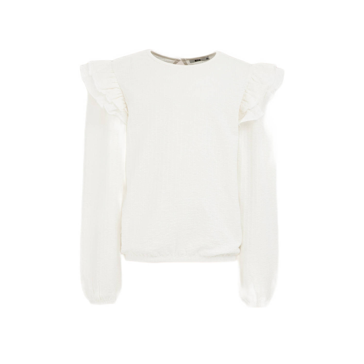 WE Fashion longsleeve blanc