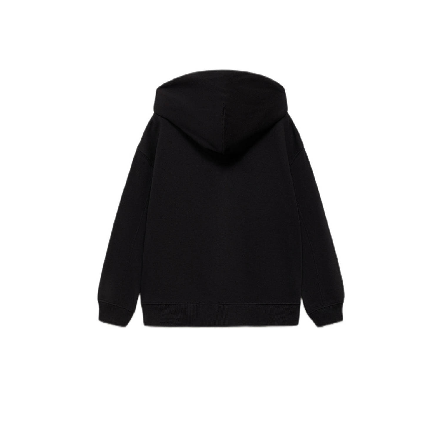 Mango Kids sweatvest zwart