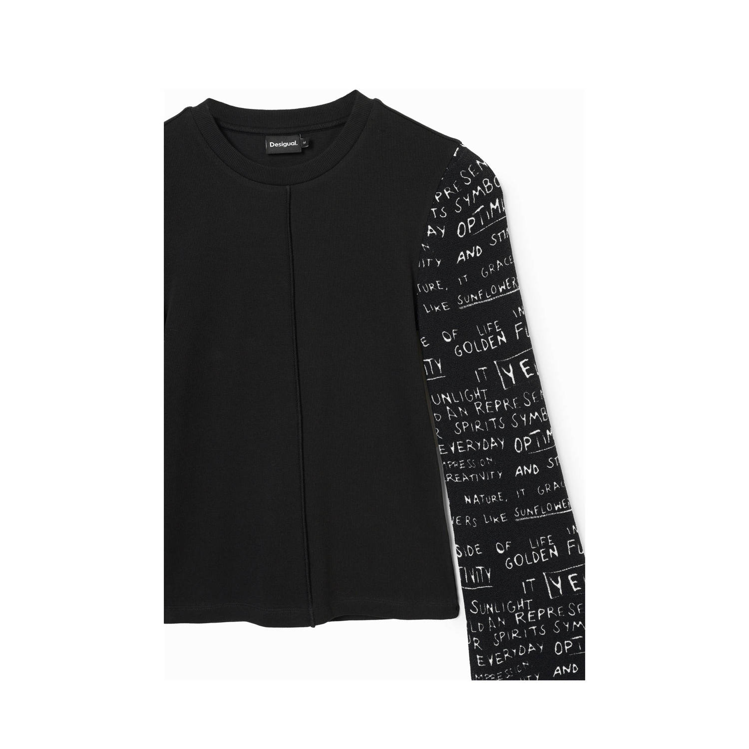 Desigual cropped trui zwart
