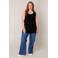 Base Level Curvy lang singlet zwart