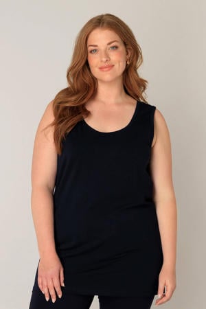 lang singlet donkerblauw
