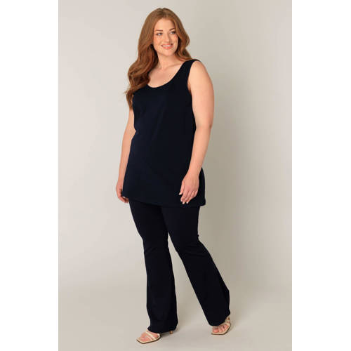 Base Level Curvy top donkerblauw afbeelding