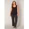 Base Level Curvy singlet zwart