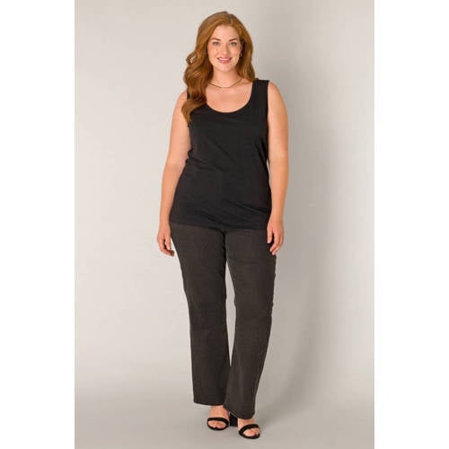 Base Level Curvy singlet zwart afbeelding