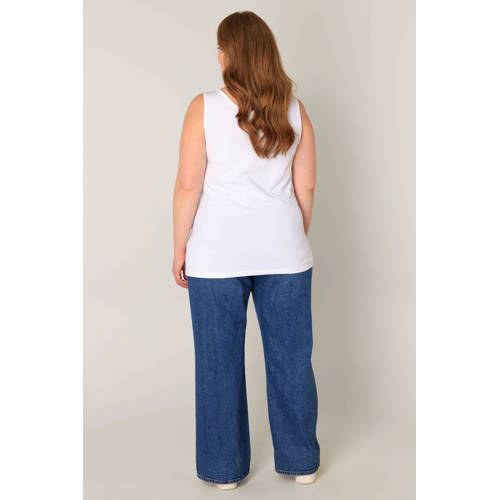 Base Level Curvy singlet wit afbeelding