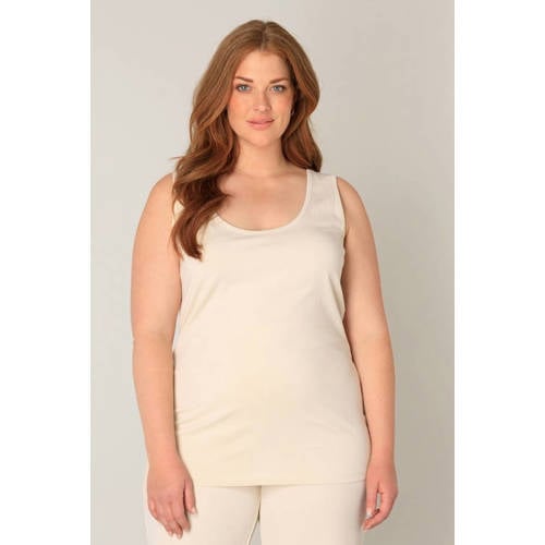 Base Level Curvy singlet beige afbeelding