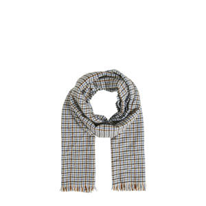 geruite sjaal VISTELLA blauw/beige