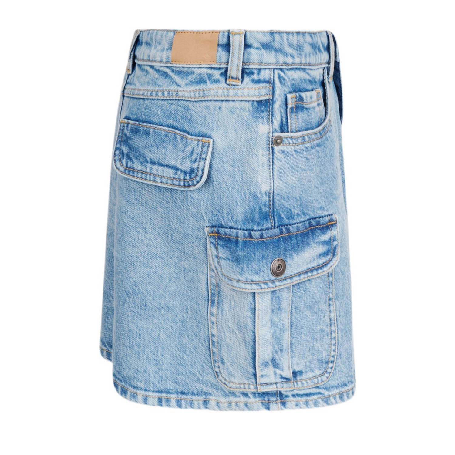 Shoeby denim; spijkerrok medium blue denim