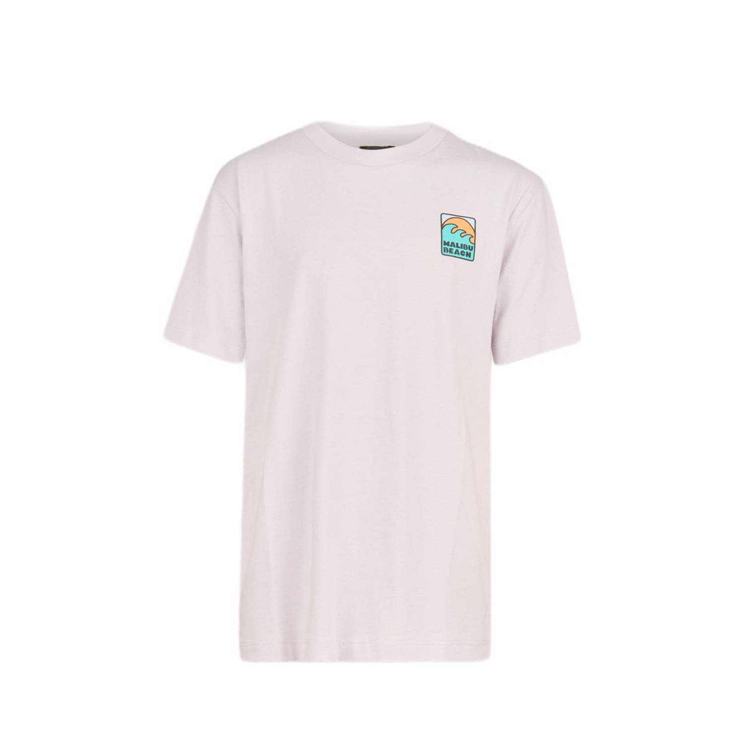 Shoeby T-shirt wit Jongens Katoen Ronde hals Effen 134 140