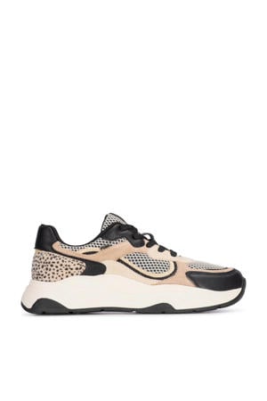 Macy chunky sneakers beige/zwart