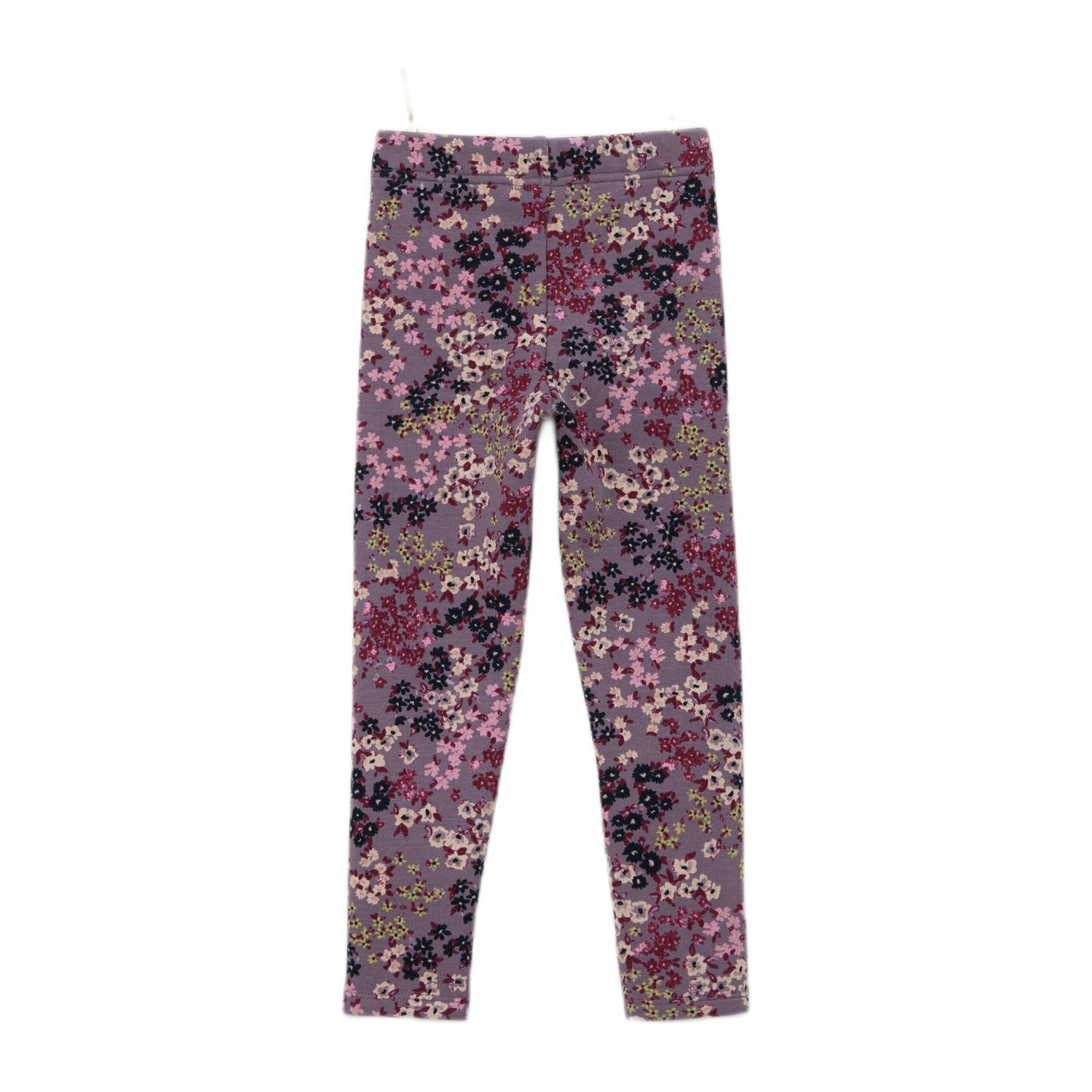 s.Oliver gebloemde broek paars beige multicolor