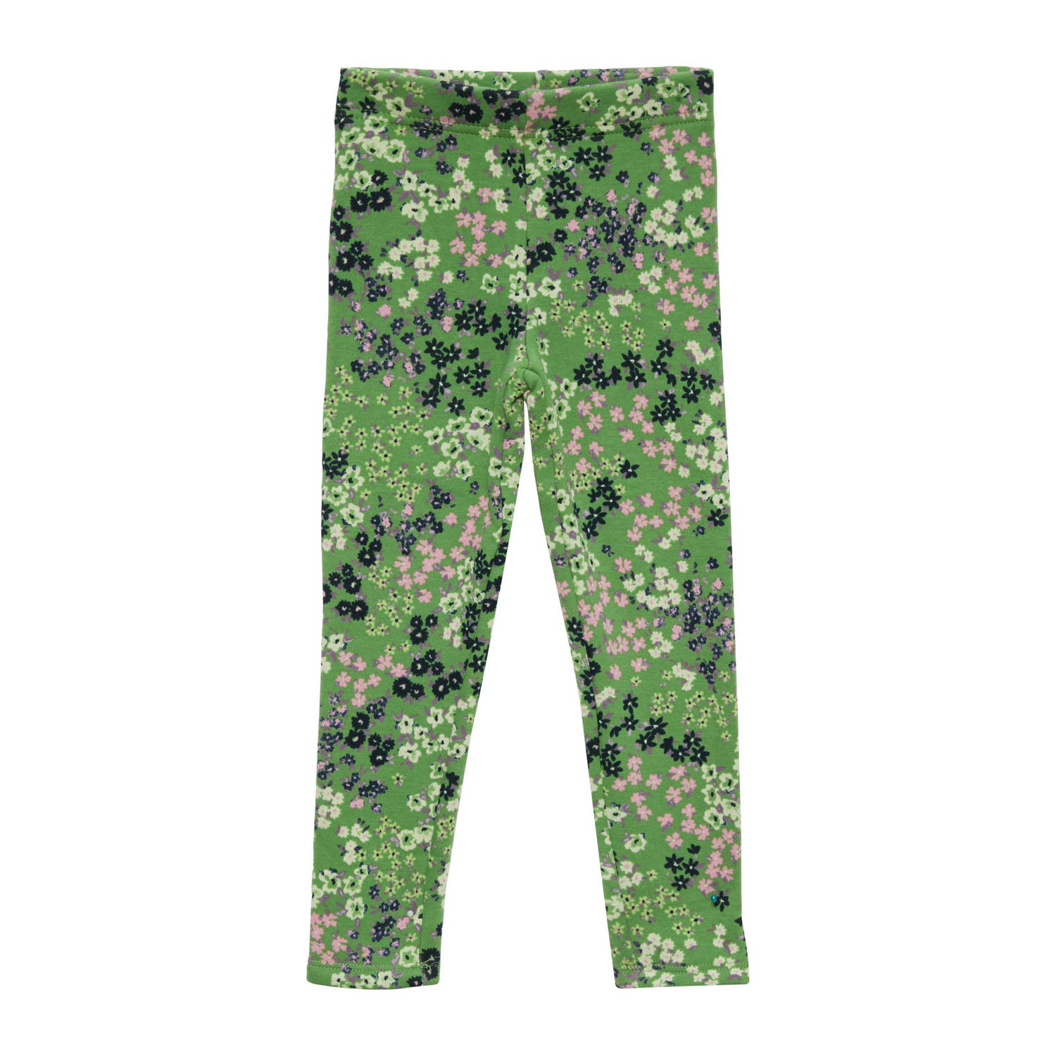 S.Oliver gebloemde broek groen roze beige Meisjes Polyester-katoen Bloemen 104