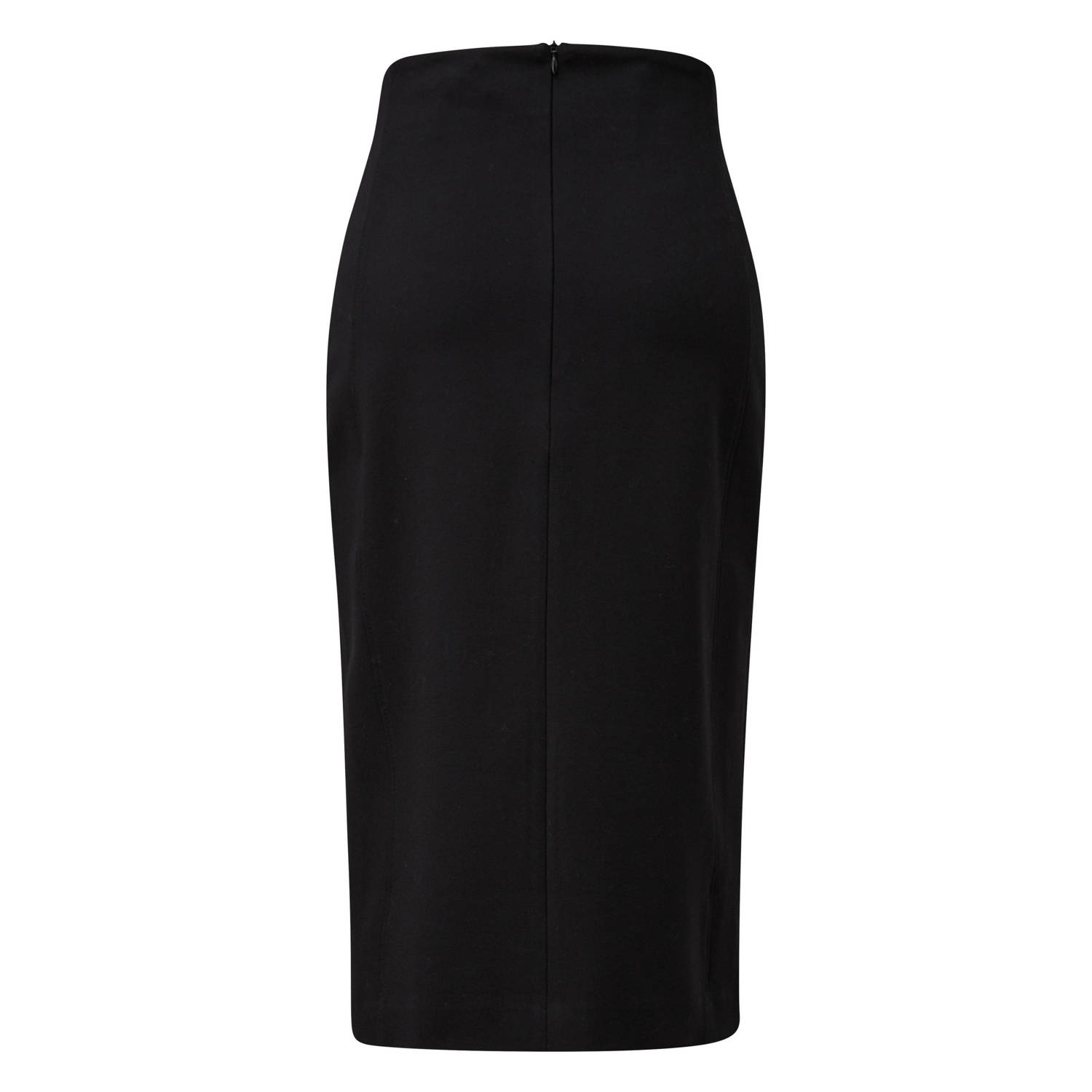 s.Oliver BLACK LABEL kokerrok met split zwart