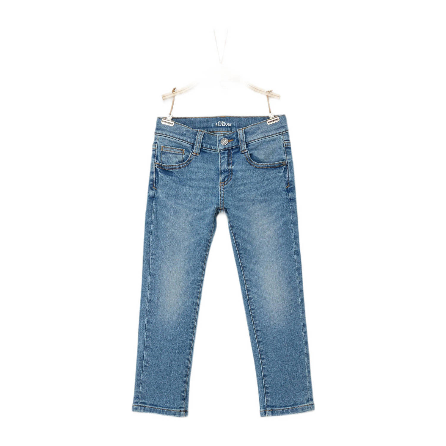 S.Oliver regular fit jeans light blue denim Blauw 104