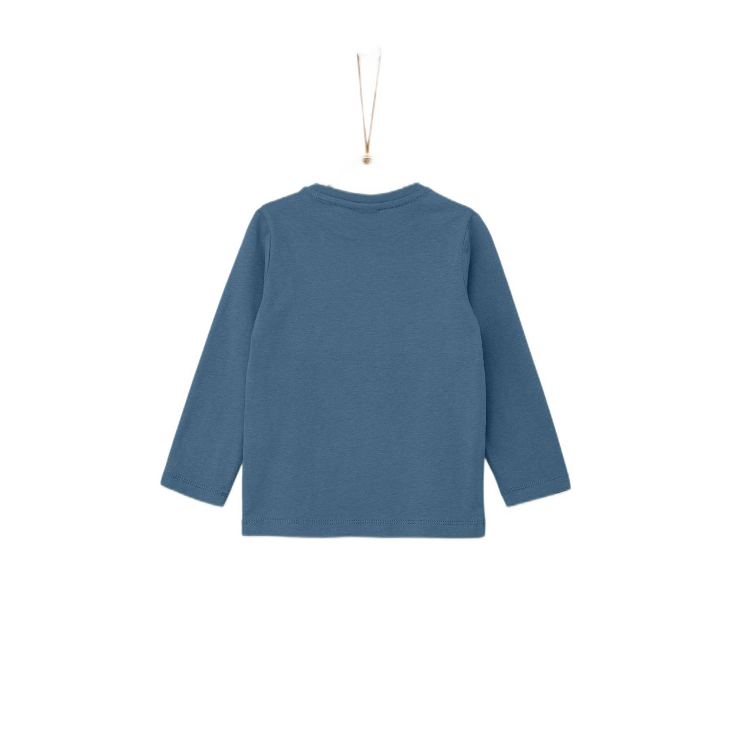 s.Oliver longsleeve met printopdruk blauw