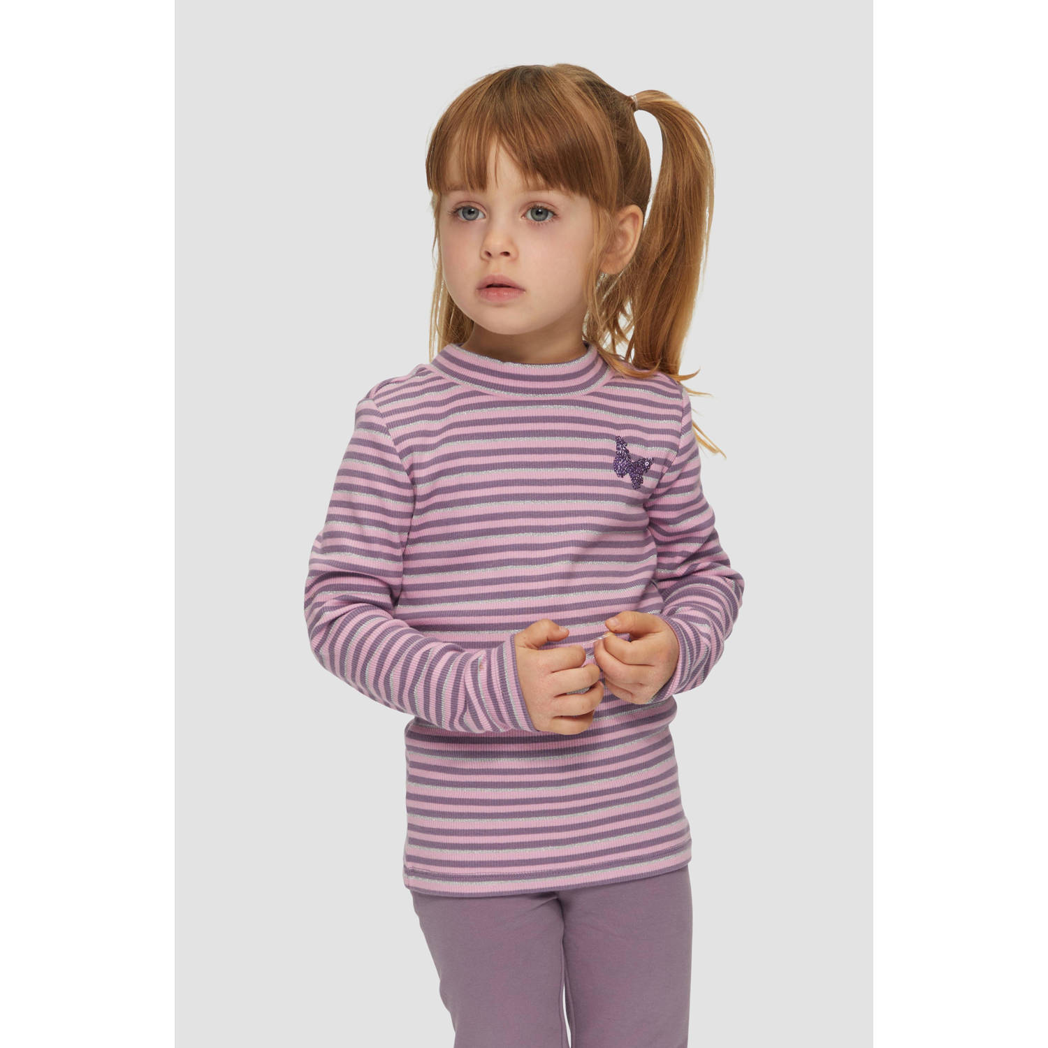 s.Oliver gestreepte longsleeve paars