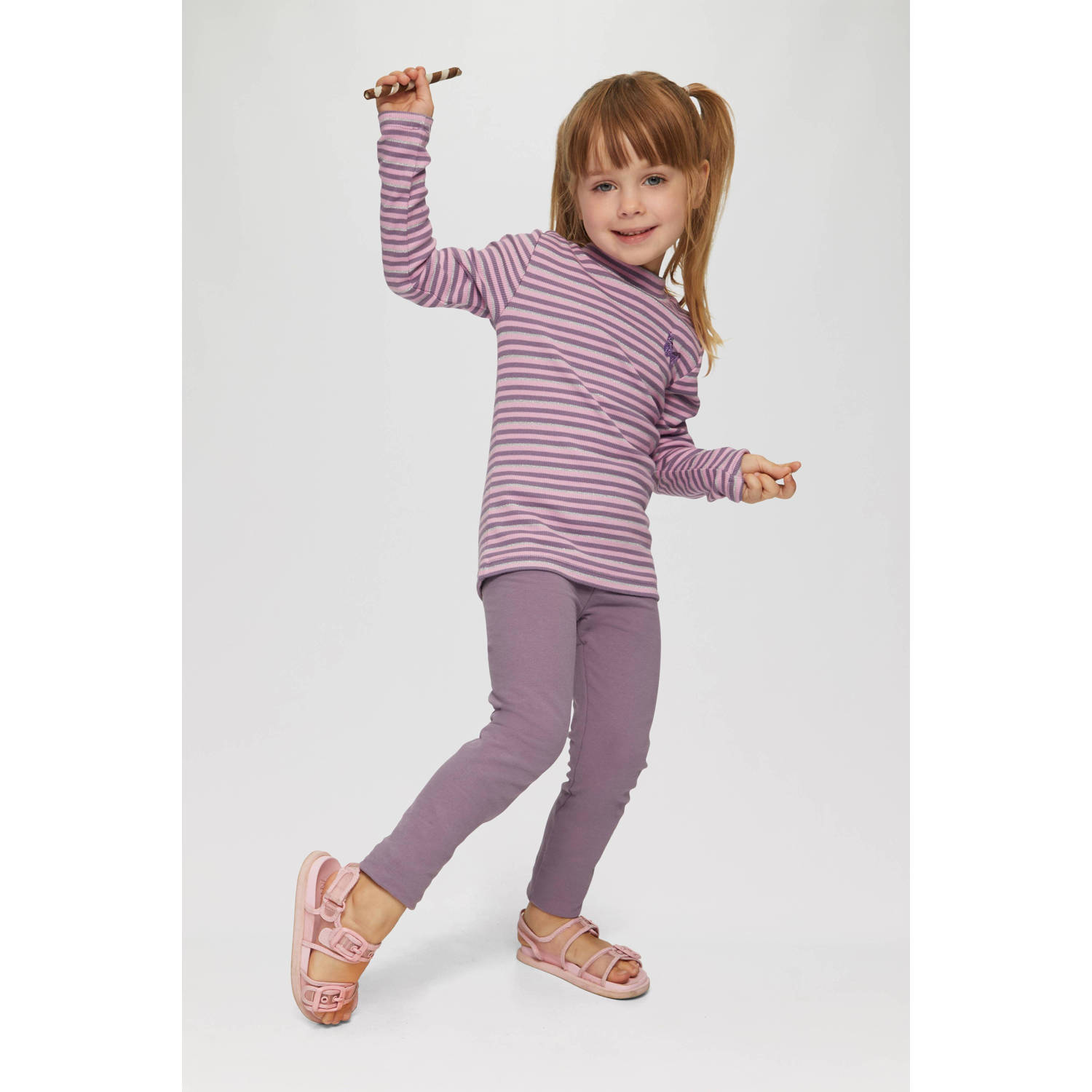 s.Oliver gestreepte longsleeve paars