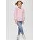 s.Oliver regular fit jeans met all over print en borduursels blauw