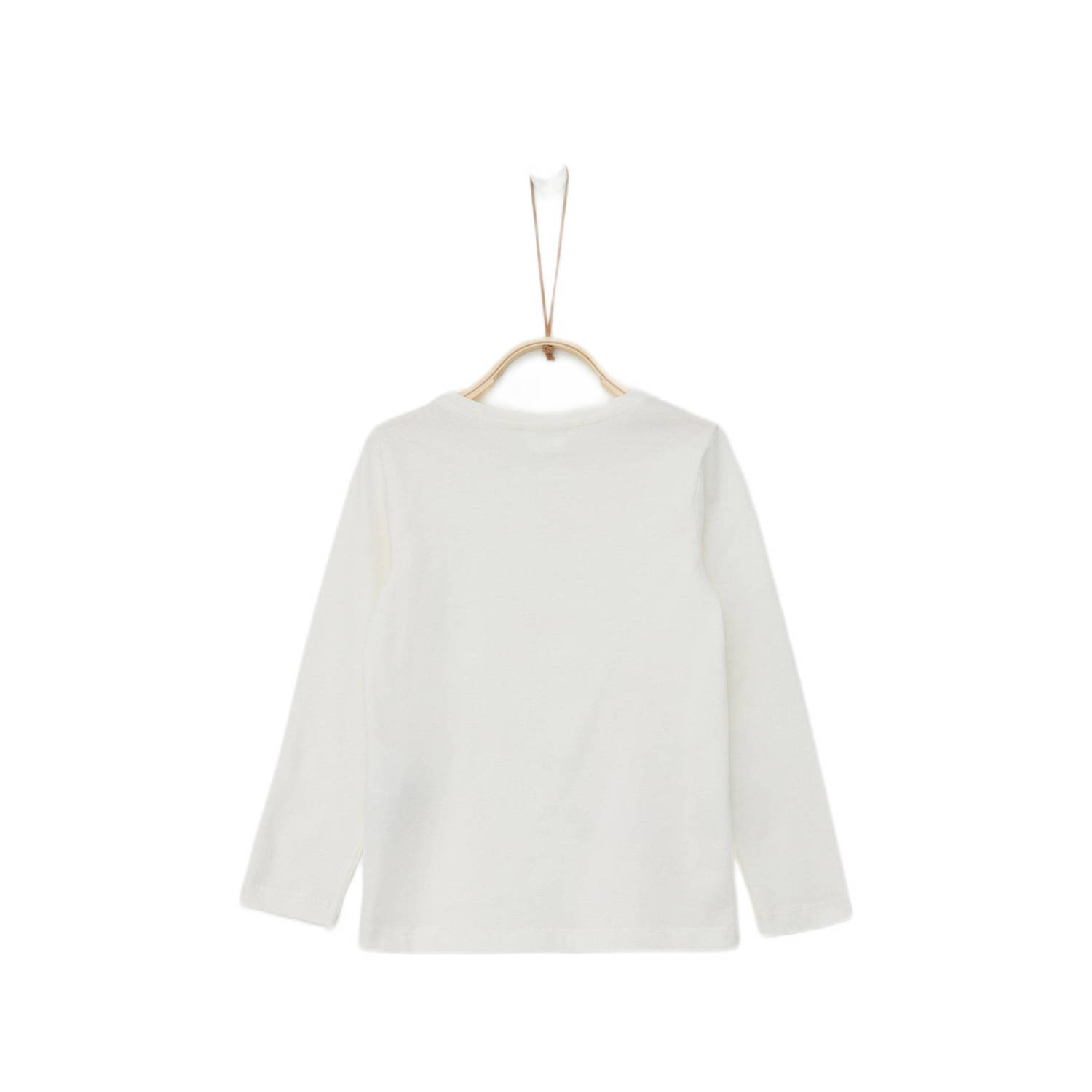 s.Oliver longsleeve met printopdruk wit
