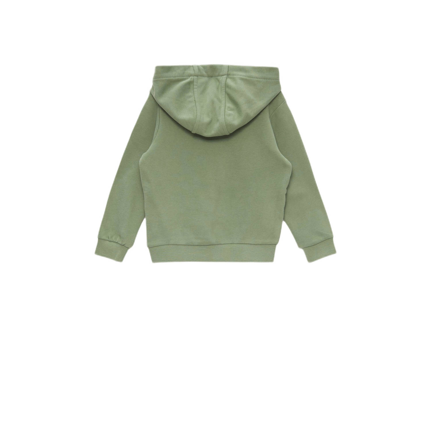 s.Oliver hoodie met printopdruk groen