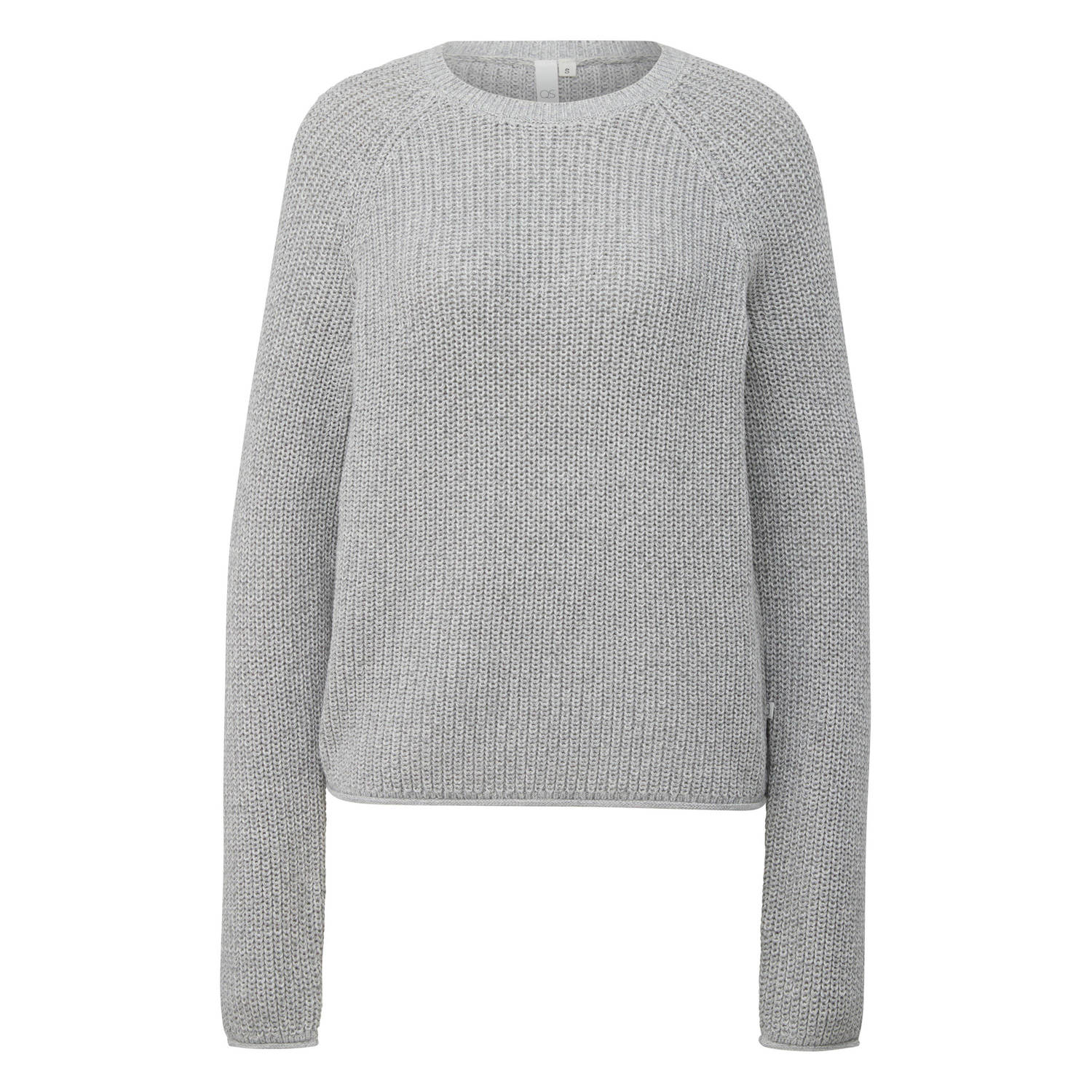 Q S designed by Gebreide trui met een ronde hals