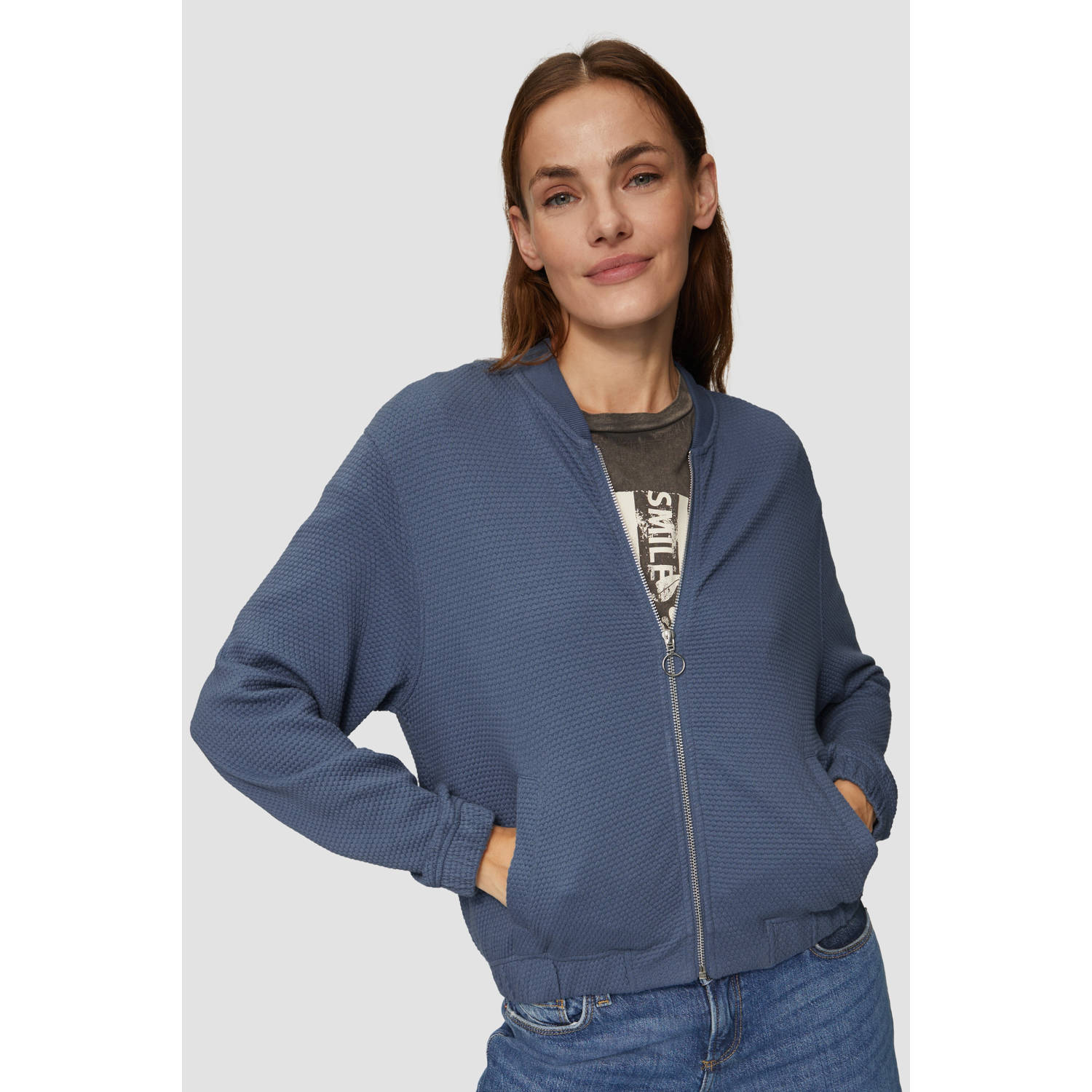 Q S by s.Oliver vest blauw