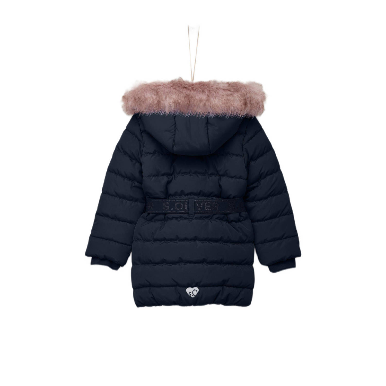 s.Oliver gewatteerde winterjas donkerblauw