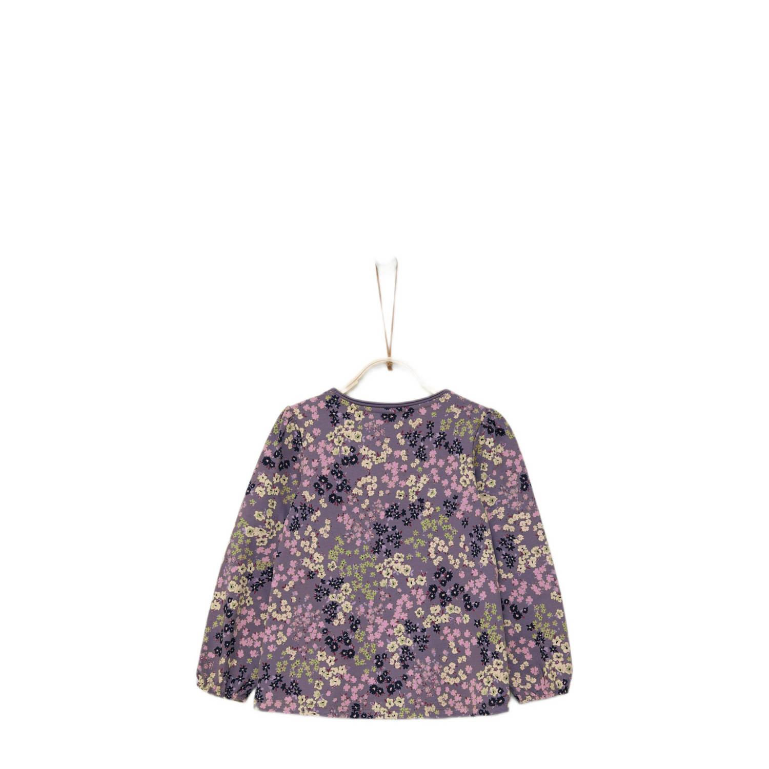s.Oliver gebloemde longsleeve paars