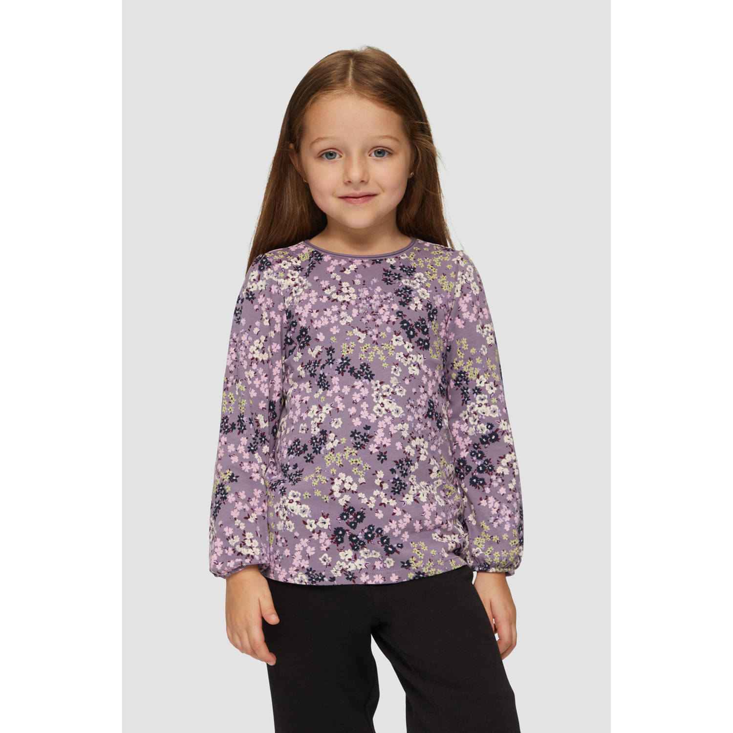 S.Oliver RED LABEL Uitlopend shirt met lange mouwen en all-over print