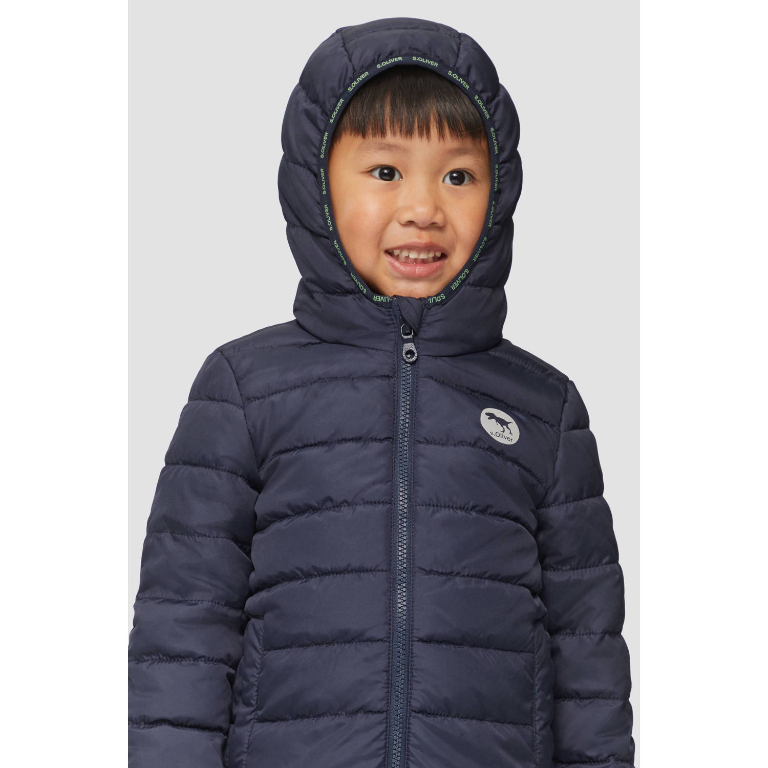s.Oliver gewatteerde jas donkerblauw