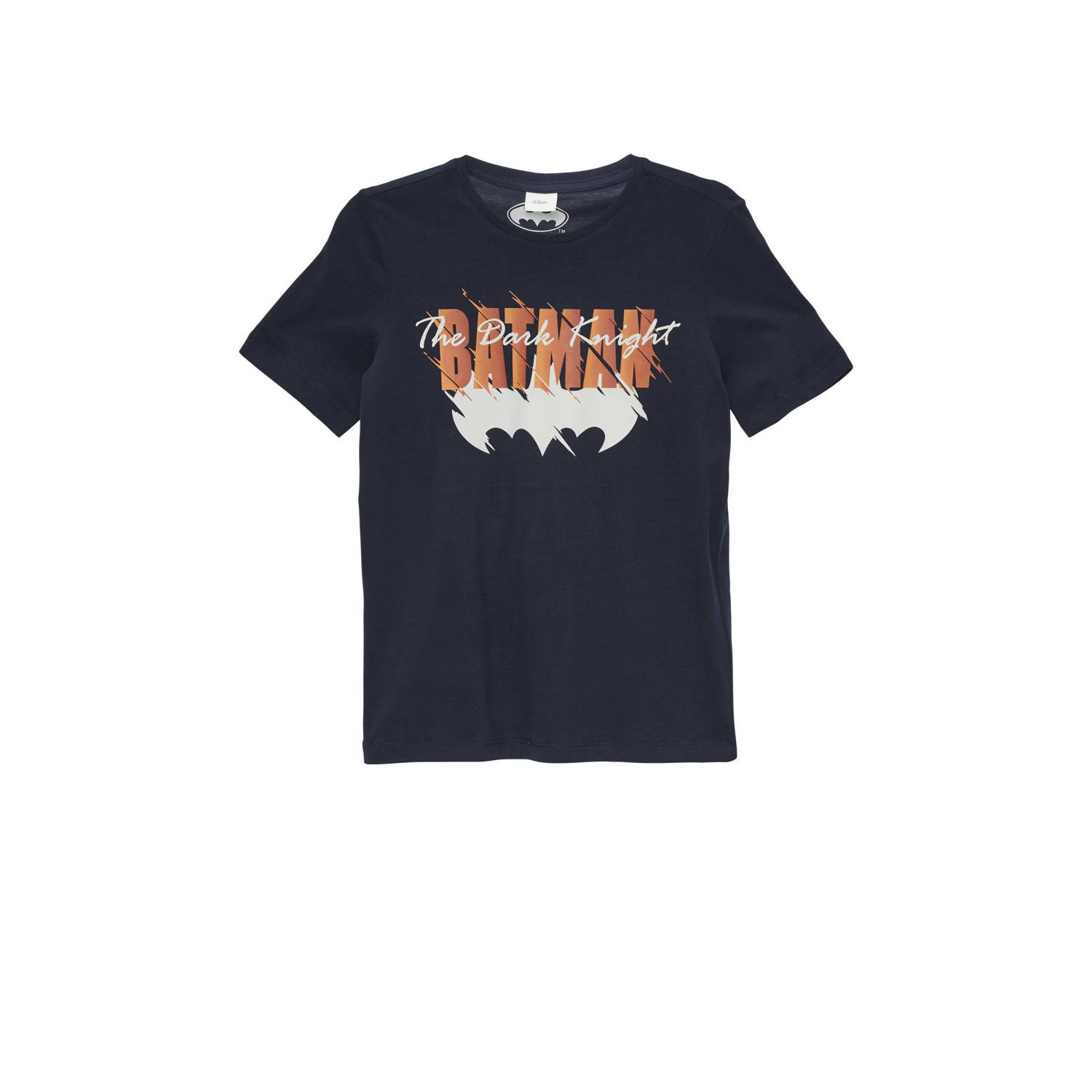 s.Oliver T-shirt met printopdruk donkerblauw