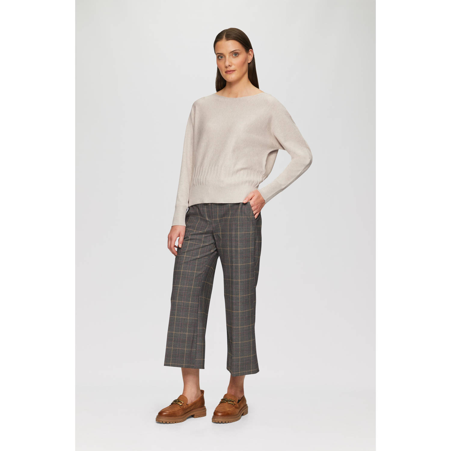 s.Oliver BLACK LABEL gebreide trui beige